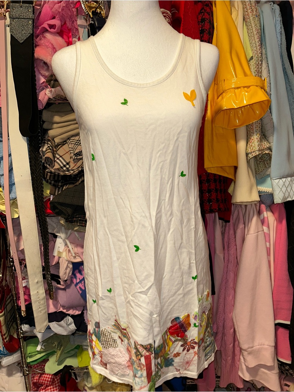 Japanese Brand BEAMS BOY White Sleeveless Tank Top